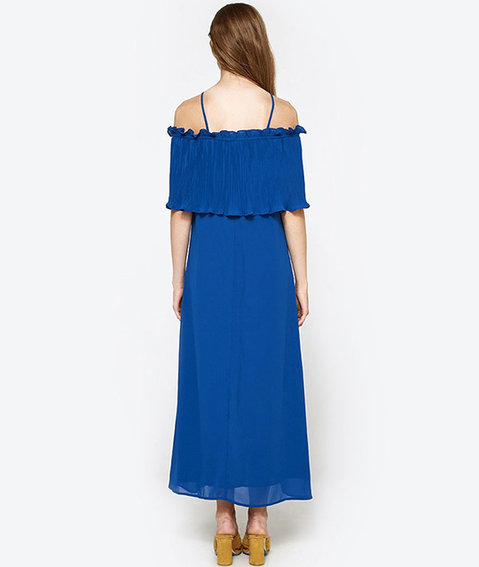 Plaid Hangdown Cowl Neck - Image 2